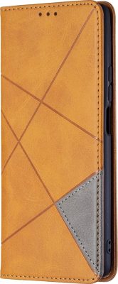 Mobigear Rhombus Slim - Coque Xiaomi 11T Etui - Cognac