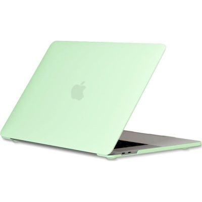 Mobigear Cream Matte - Apple MacBook 12 Pouces (2015-2017) Coque MacBook Rigide - Vert