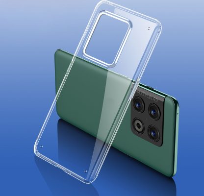 Mobigear Crystal - Coque OnePlus 10 Pro Coque Arrière Rigide - Transparent