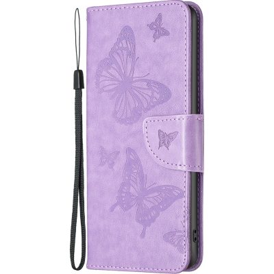 Mobigear Butterfly - Coque Nokia G21 Etui Portefeuille - Violet