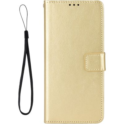 Mobigear Wallet - Coque Samsung Galaxy M33 Etui Portefeuille - Or