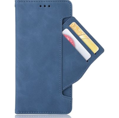 Mobigear Slide Wallet - Coque POCO F4 GT Etui Portefeuille - Bleu