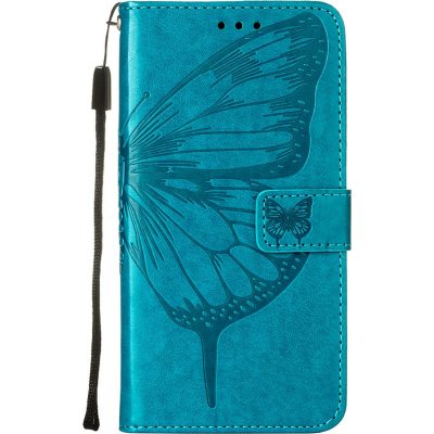 Mobigear Butterfly - Coque Sony Xperia 1 IV Etui Portefeuille - Bleu