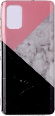 Mobigear Marble - Coque Samsung Galaxy A51 Coque arrière en TPU Souple - Tricolore