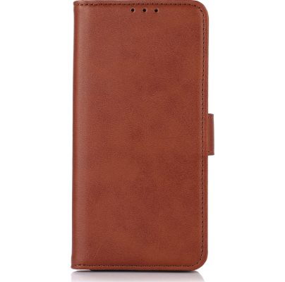 Mobigear Wallet - Coque Xiaomi Redmi Note 11S 4G Etui Portefeuille - Marron