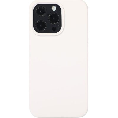 Mobigear Rubber Touch - Coque Apple iPhone 14 Pro Max Coque Arrière Rigide - Blanc