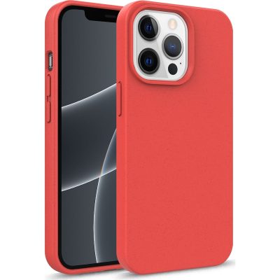 Mobigear Bio - Coque Apple iPhone 14 Coque arrière en Eco-Friendly - Rouge