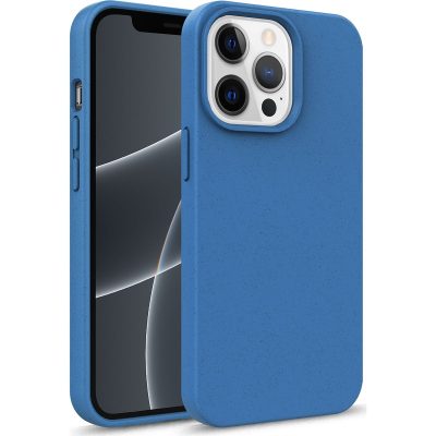 Mobigear Bio - Coque Apple iPhone 14 Pro Max Coque arrière en Eco-Friendly - Bleu