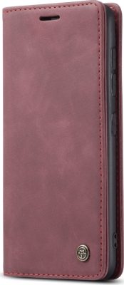 Caseme - Coque Samsung Galaxy S20 Etui Portefeuille - Rouge