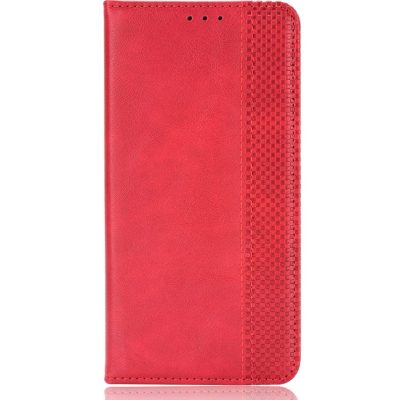 Mobigear Sensation - Coque OnePlus Nord 2T 5G Etui Portefeuille - Rouge