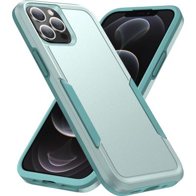 Mobigear Heavy Armor - Coque Apple iPhone 14 Pro Max Coque Arrière Rigide Antichoc - Vert