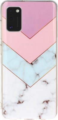 Mobigear Marble - Coque Samsung Galaxy A41 Coque arrière en TPU Souple - Tricolore