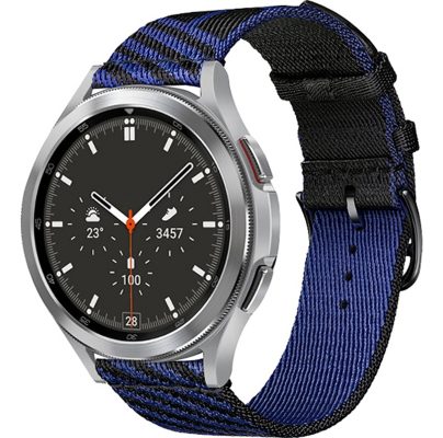 Mobigear Loop - Bracelet Smartwatch en Nylon Fermetureà boucle - 22mm - Bleu