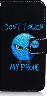 Mobigear Design - Coque Huawei P40 Pro Etui Portefeuille - Do Not Touch