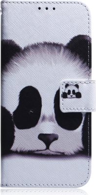 Mobigear Design - Coque Samsung Galaxy A21 Etui Portefeuille - Panda