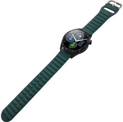 Mobigear Color - Bracelet Samsung Galaxy Watch Active (40mm) en Silicone Souple Fermetureà boucle - Vert