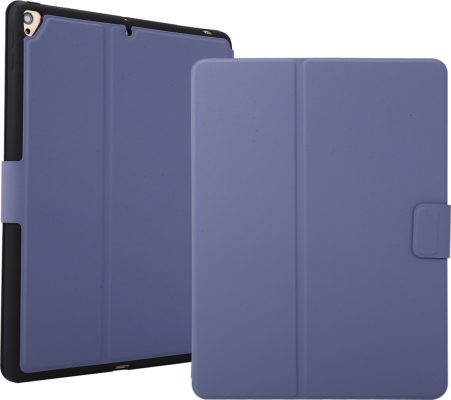 Mobigear Slim Folio - Coque Apple iPad 9 (2021) Etui + Porte-crayon - Violet