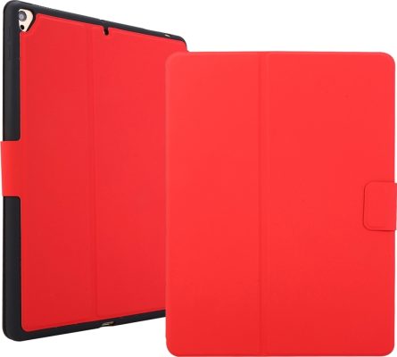 Mobigear Slim Folio - Coque Apple iPad Air 3 (2019) Etui + Porte-crayon - Rouge