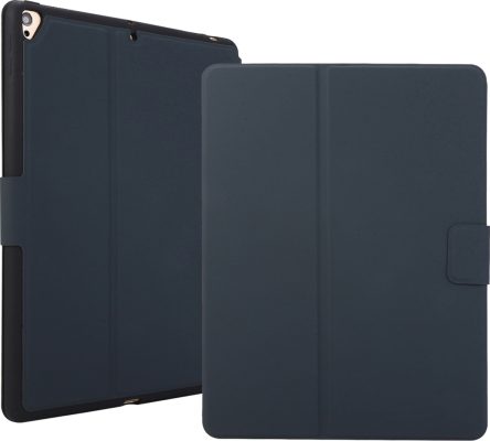 Mobigear Slim Folio - Coque Apple iPad 8 (2020) Etui + Porte-crayon - Noir