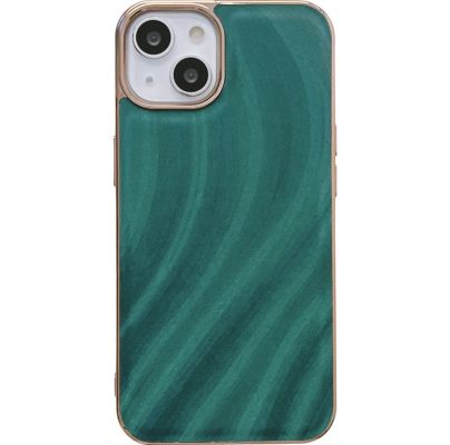 Mobigear Wavy - Coque Apple iPhone 14 Plus Coque Arrière Rigide - Vert