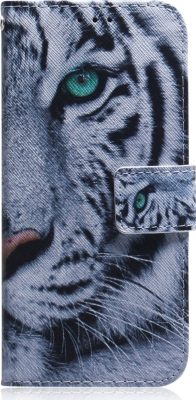 Mobigear Design - Coque Samsung Galaxy S20 Etui Portefeuille - Tigre