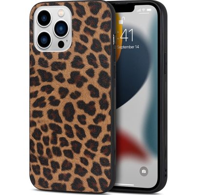 Mobigear Safari - Coque Apple iPhone 14 Plus Coque arrière en TPU Souple - Leopard