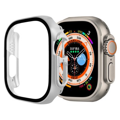 Mobigear Color - Coque Apple Watch Ultra (49mm) Coque Rigide - Argent