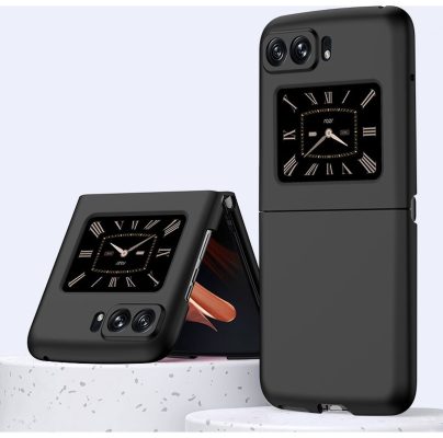 Mobigear Color - Coque Motorola Razr (2022) Coque Arrière Rigide - Noir