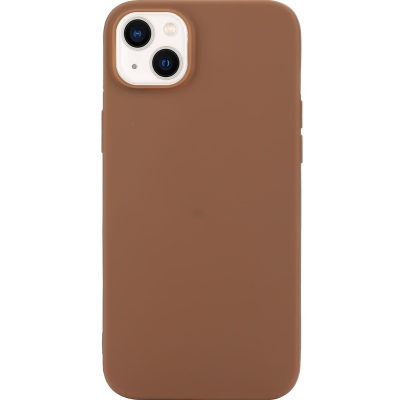Mobigear Color - Coque Apple iPhone 14 Coque arrière en TPU Souple - Marron