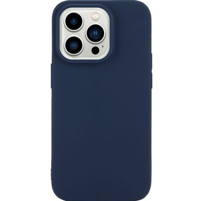 Mobigear Color - Coque Apple iPhone 14 Pro Max Coque arrière en TPU Souple - Bleu Marin