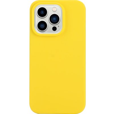 Mobigear Color - Coque Apple iPhone 14 Pro Max Coque arrière en TPU Souple - Jaune