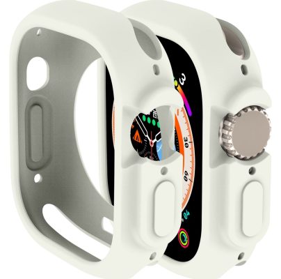 Mobigear Color - Coque Apple Watch Ultra (49mm) Coque Rigide - Gris