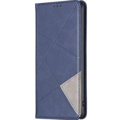 Mobigear Rhombus Slim - Coque Samsung Galaxy S23 Ultra Etui - Bleu
