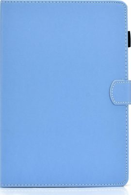 Mobigear Folio 7 - Coque Samsung Galaxy Tab S6 Lite Etui + Porte-crayon - Bleu