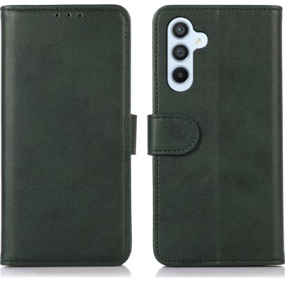 Mobigear Wallet - Coque Samsung Galaxy A54 Etui Portefeuille - Vert