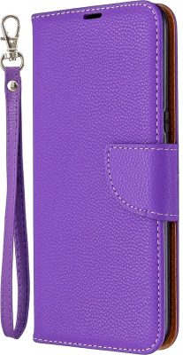 Mobigear Excellent - Coque LG K61 Etui Portefeuille - Violet