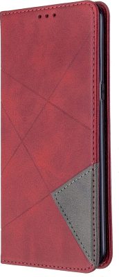 Mobigear Rhombus Slim - Coque LG K61 Etui - Rouge