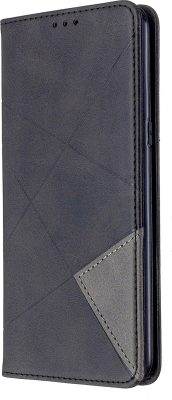 Mobigear Rhombus Slim - Coque LG K61 Etui - Noir