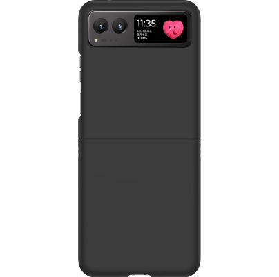Mobigear Excellent - Coque Motorola Razr 40 Coque Arrière Rigide - Noir