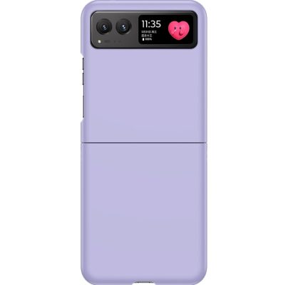 Mobigear Excellent - Coque Motorola Razr 40 Coque Arrière Rigide - Violet