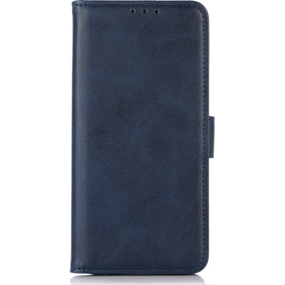Mobigear Wallet - Coque Apple iPhone 15 Plus Etui Portefeuille - Bleu