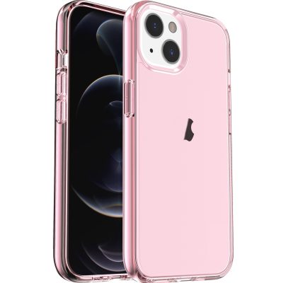 Mobigear Crystal - Coque Apple iPhone 15 Plus Coque Arrière Rigide - Rose