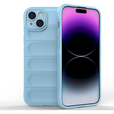 Mobigear Bumpy - Coque Apple iPhone 15 Plus Coque arrière en TPU Souple - Bleu