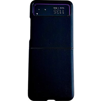Mobigear Excellent - Coque Motorola Razr 40 Coque Arrière Rigide - Noir