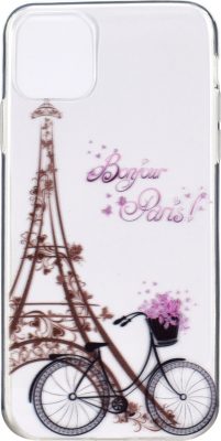 Mobigear Design - Coque Apple iPhone 12 Pro Max Coque arrière en TPU Souple - tour Eiffel