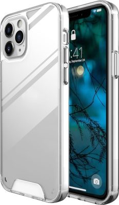 Mobigear Crystal - Coque Apple iPhone 12 Pro Coque Arrière Rigide - Transparent