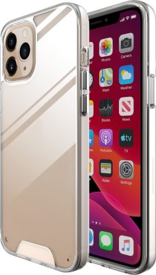Mobigear Crystal - Coque Apple iPhone 12 Pro Max Coque Arrière Rigide - Transparent
