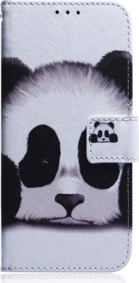 Mobigear Design - Coque Apple iPhone 12 Etui Portefeuille - Panda