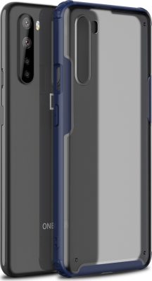 Mobigear Shockproof - Coque OnePlus Nord Coque Arrière Rigide Antichoc - Dark Blue