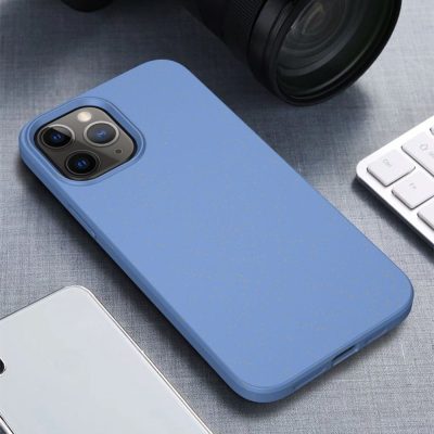 Mobigear Bio - Coque Apple iPhone 12 Coque arrière en Eco-Friendly - Bleu